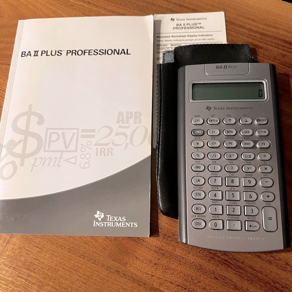 Texas Instruments BA II Plus Professional Calculator